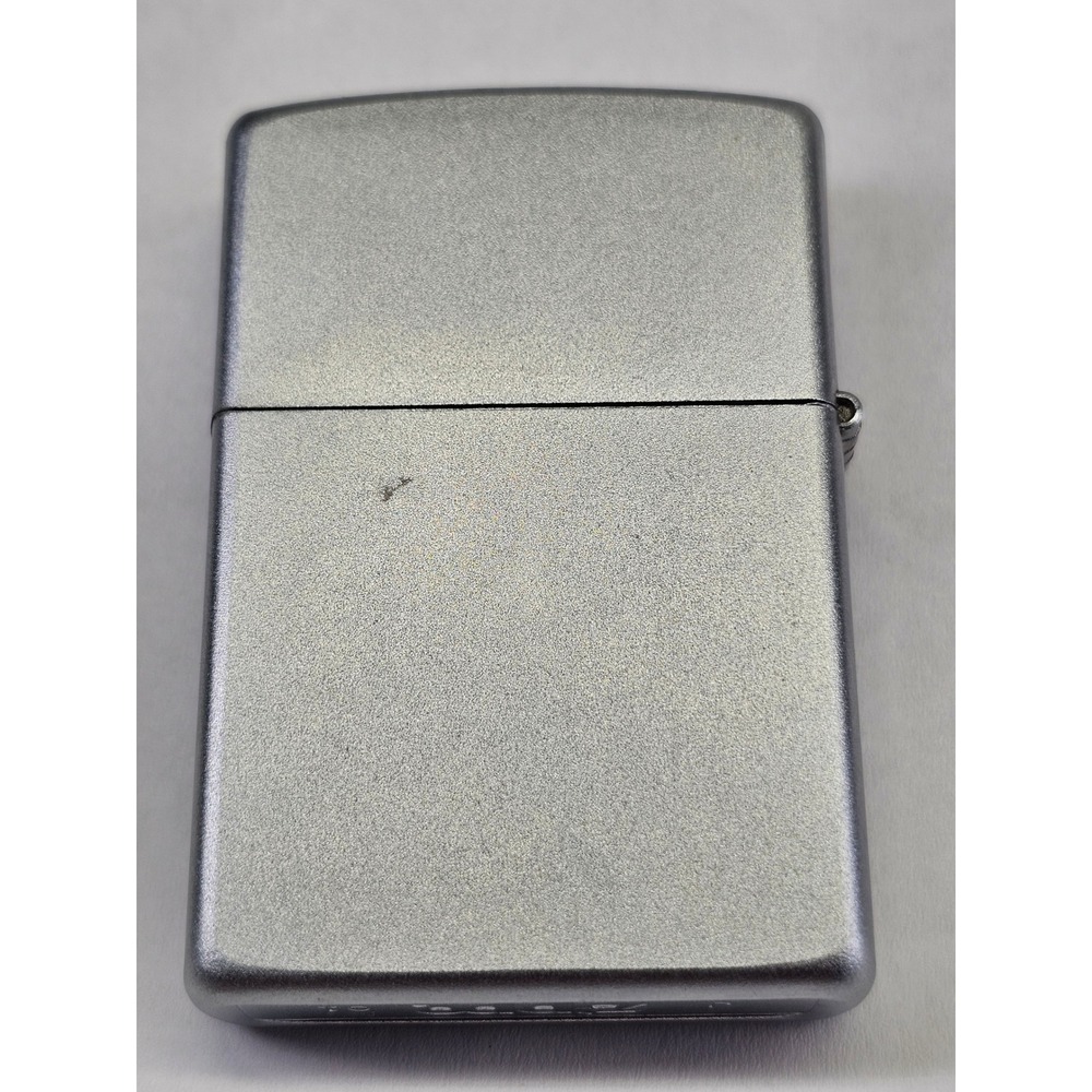 Zippo 250 Spg Cat Green Eyes Lighter Silver‎ Good 2001 Vintage Etched Feline - Picture 2 of 6